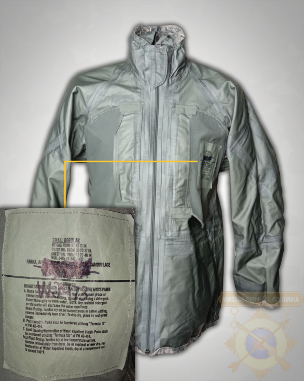 Chaqueta parka americana impermeable de GORETEX de la US Air Force