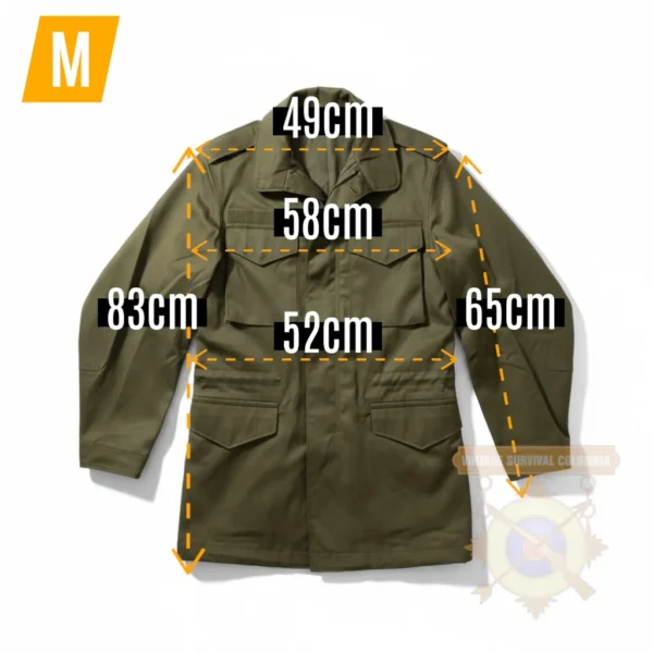 AUS M65 M Parka tipo M65 del Ejército Austriaco Kaz.75