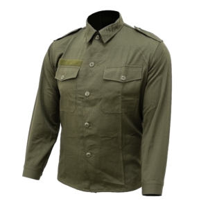 AUSK75SHIRT-1 Camisa austriaca verde oliva modelo Kaz.75