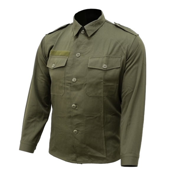 AUSK75SHIRT-1 Camisa austriaca verde oliva modelo Kaz.75