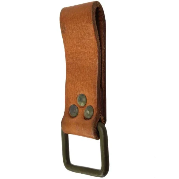 CZECHBELTLOOP-1 Llavero De Cuero Militar De Checoslovaquia Años 1950-1985