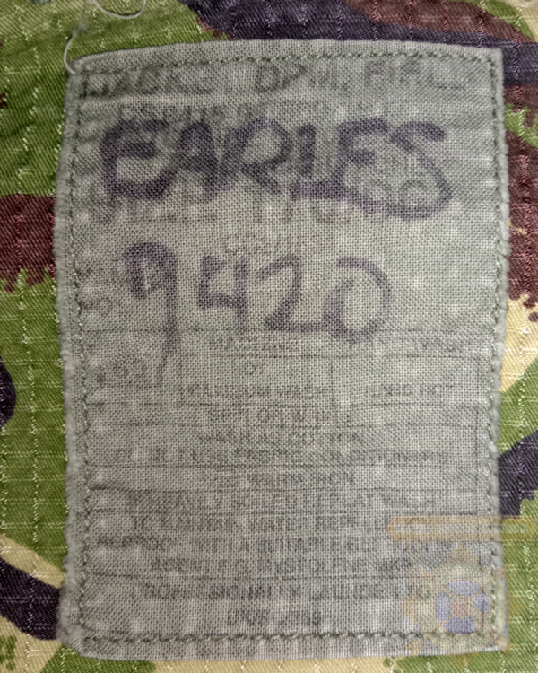 Chaqueta tipo smock del ejército británico de camuflaje DPM