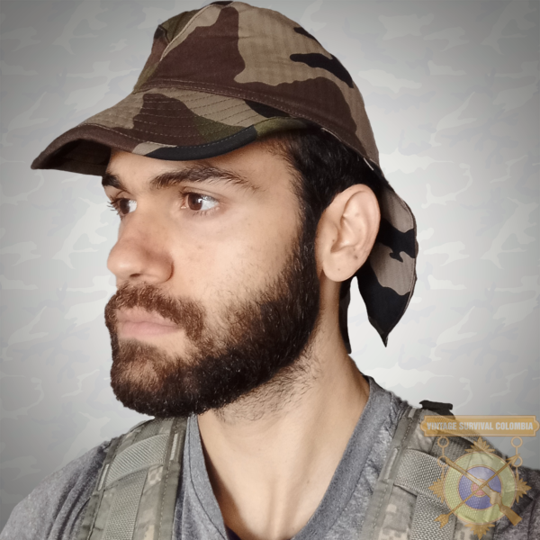 Gorra militar francesa camuflaje CCE modelos F1 y F2