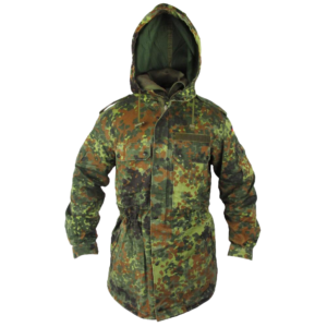 Parka alemana de camuflaje flecktarn