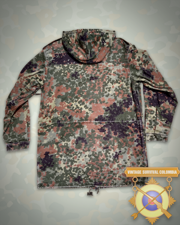 Parka alemana de camuflaje flecktarn