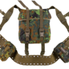 FLECKWEBBING-1 Kit alemán de arnés, tirantes, bolso de asalto y porta cantimploras