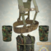 FLECKWEBBING-2 Kit alemán de arnés, tirantes, bolso de asalto y porta cantimploras