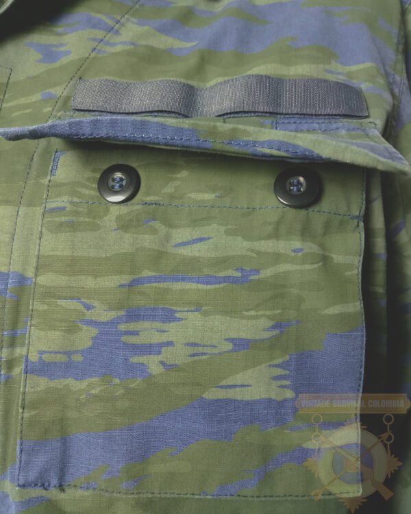 GAFBDUJN2-5 Chaqueta de la Fuerza Aérea Griega camuflaje lagarto