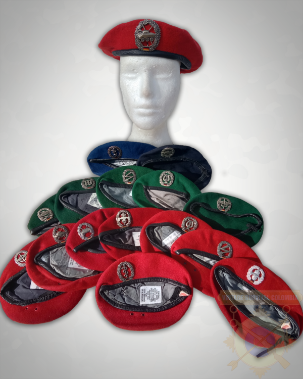 Boina militar alemana con emblema