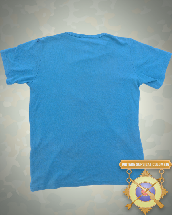 GERMANBSHIRT-4 Camiseta azul deportiva alemana