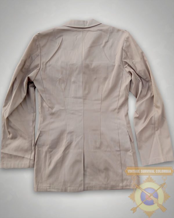 GERMANKAKIJACKET-3 Blazer O Chaqueta Militar Ejército Alemán Caqui Uniforme De Gala Para Clima Cálido