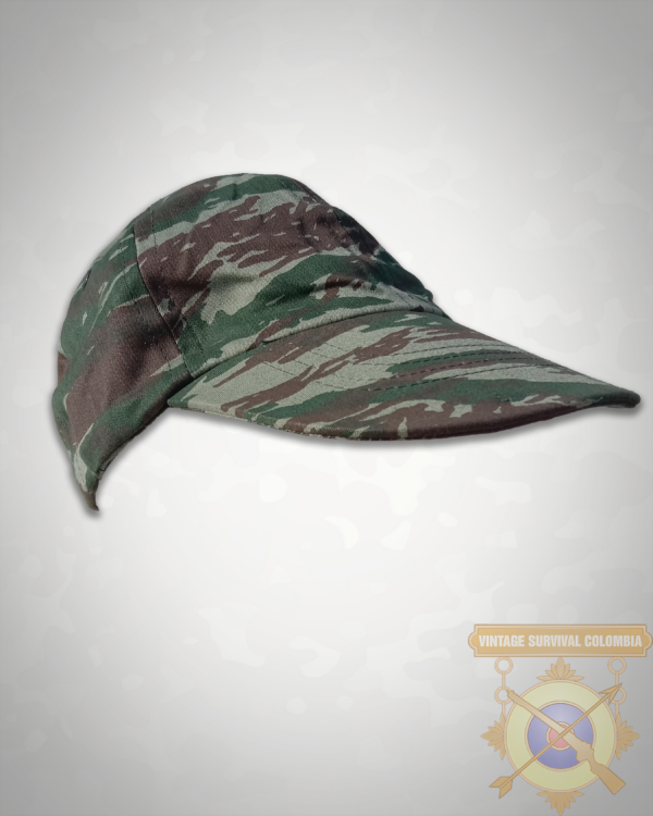 GREEKCAP-1 Gorra del ejército griego de camuflaje lagarto