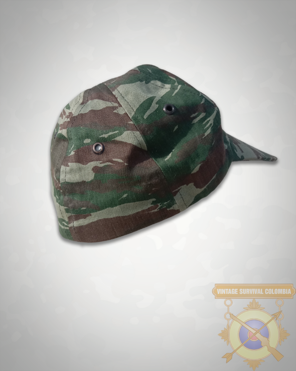 GREEKCAP-3 Gorra del ejército griego de camuflaje lagarto