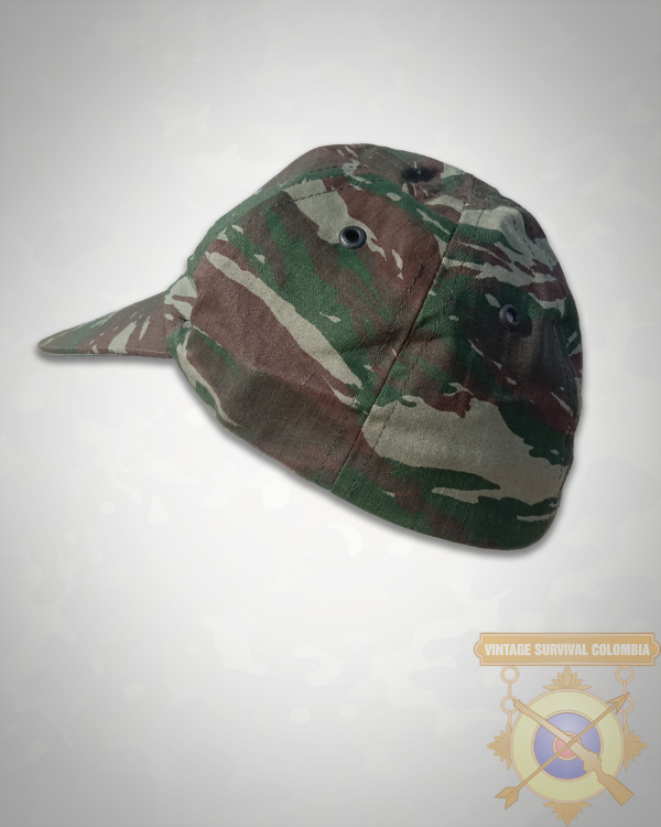 GREEKCAP-5 Gorra del ejército griego de camuflaje lagarto
