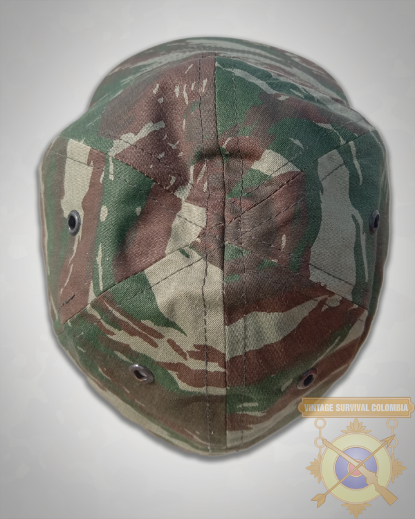 GREEKCAP-9 Gorra del ejército griego de camuflaje lagarto
