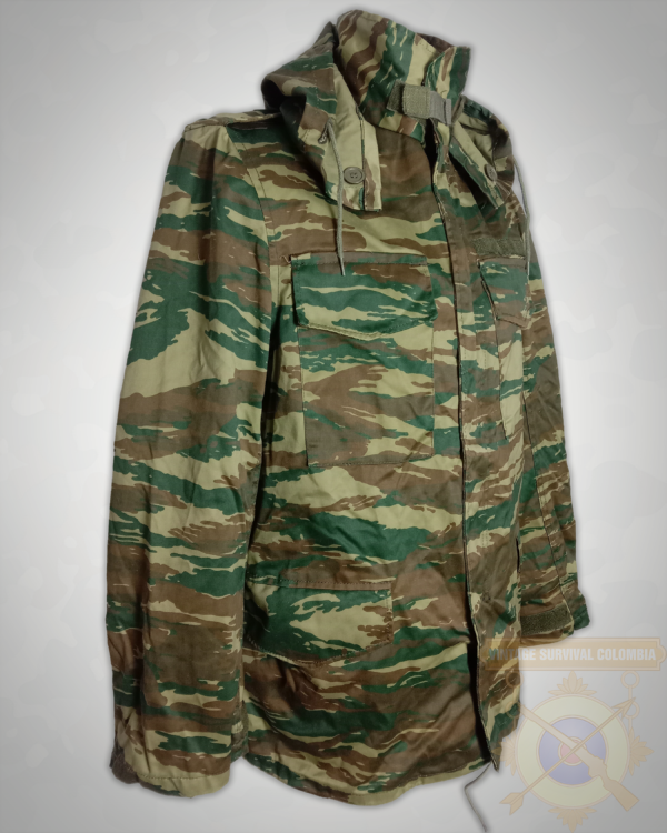Chaqueta M53 griega de camuflaje lagarto