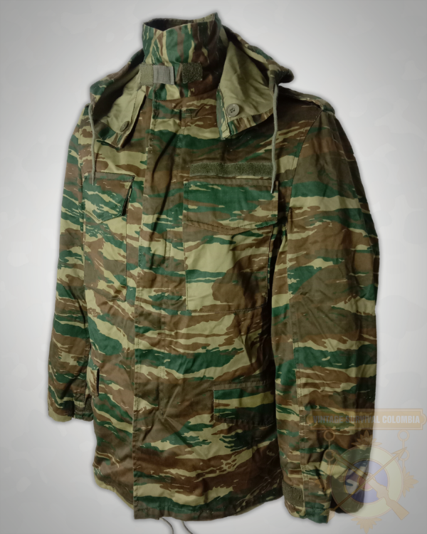 Chaqueta M53 griega de camuflaje lagarto