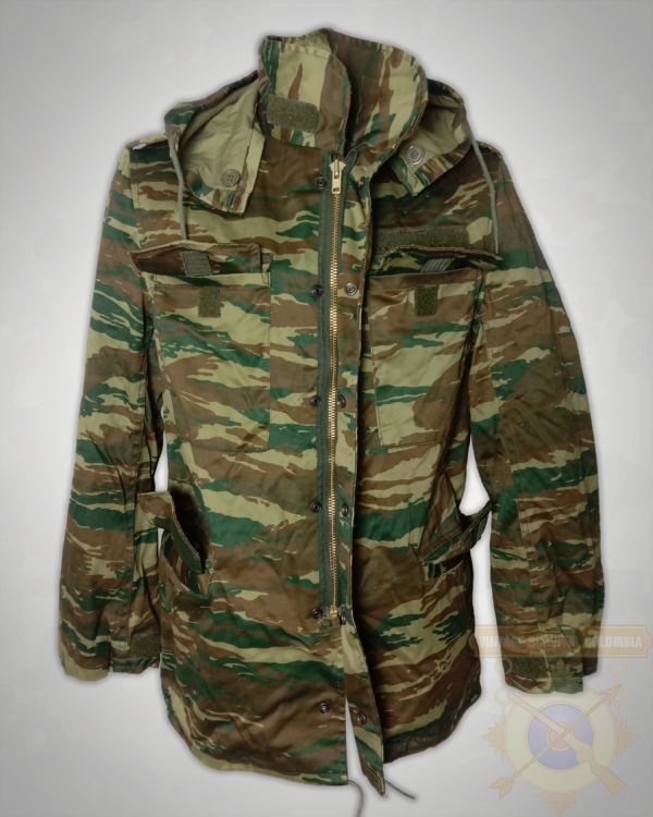 Chaqueta M53 griega de camuflaje lagarto