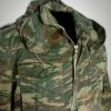 GREEKM65WLG2-4 Chaqueta M65 griega de camuflaje lagarto con liner