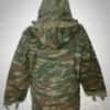GREEKM65WLG2-8 Chaqueta M65 griega de camuflaje lagarto con liner