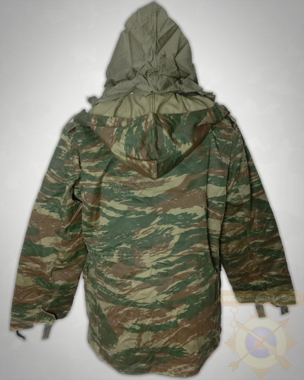 GREEKM65WLG2-8 Chaqueta M65 griega de camuflaje lagarto con liner