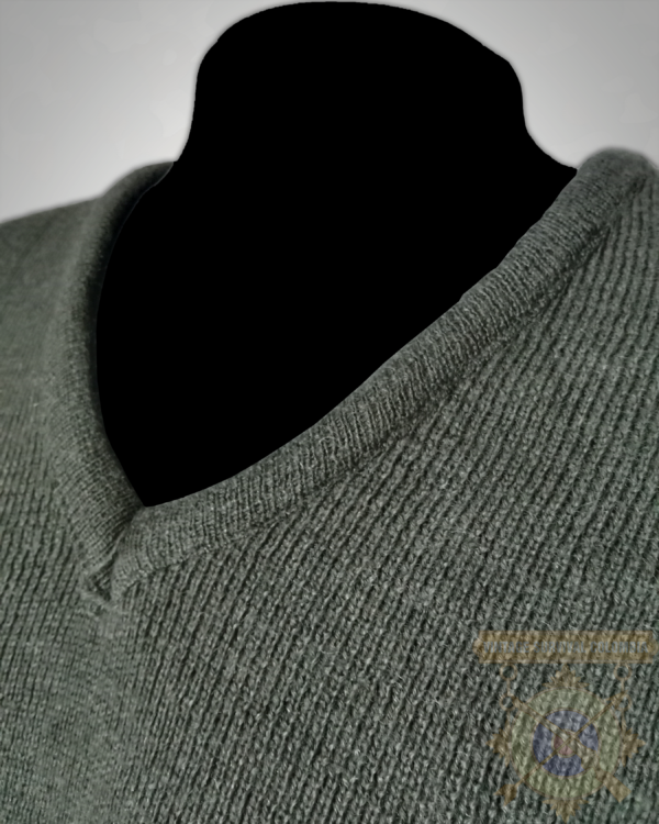 GREEKODSWT-6 Suéter militar griego de lana