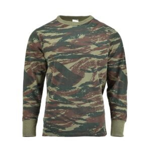 Suéter griego de microfleece de camuflaje lagarto