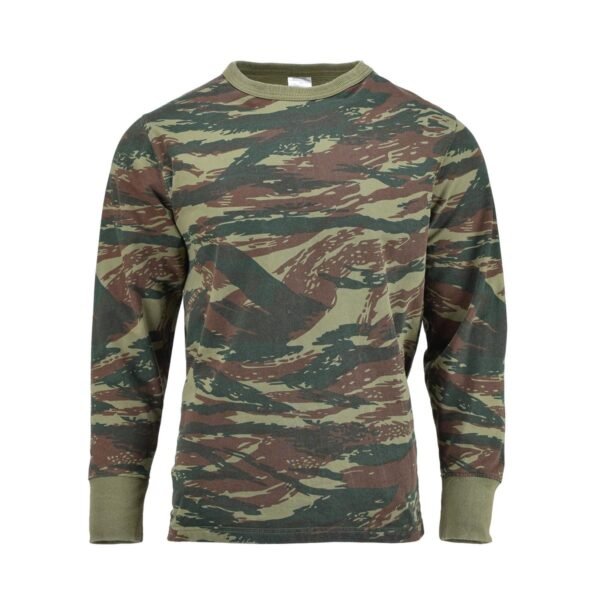 GREEKSWEATSHIRT-1 Suéter griego de microfleece de camuflaje lagarto