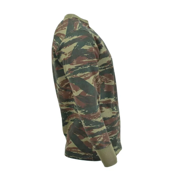 GREEKSWEATSHIRT-2 Suéter griego de microfleece de camuflaje lagarto