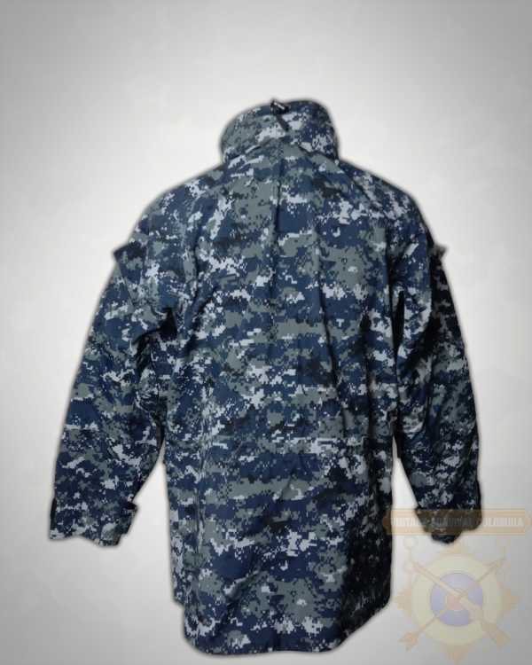 Chaqueta parka americana impermeable de GORETEX camo AOR2 US Navy