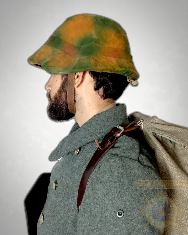 Casco Militar Ww2 Sgm2 Suizo Modelo M1918 Con Cubre Casco