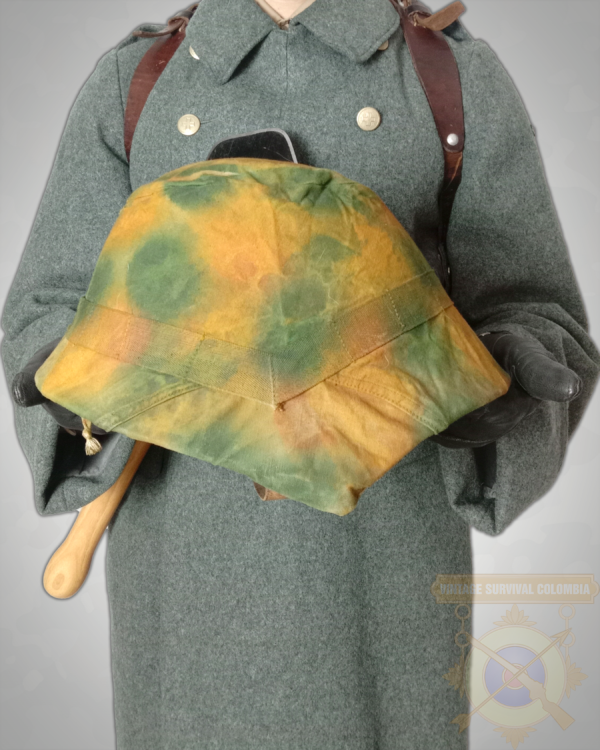 Casco Militar Ww2 Sgm2 Suizo Modelo M1918 Con Cubre Casco