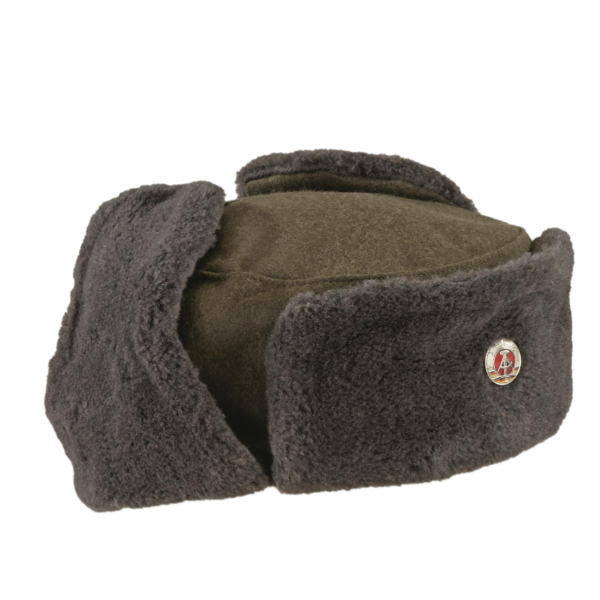 Gorro ushanka soviético de la Alemania Oriental Nazionale Volksarmee