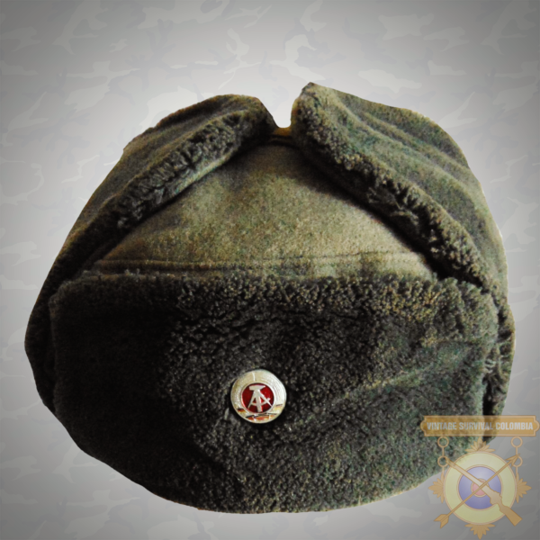 Gorro ushanka soviético de la Alemania Oriental Nazionale Volksarmee