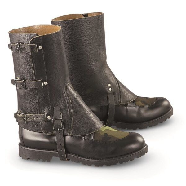 Polainas de cuero suizas Taz.57