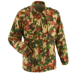 Chaqueta suiza M83 camuflaje leibermuster o alpenflage