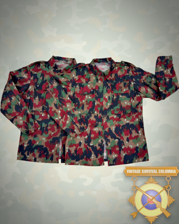 Chaqueta suiza M83 camuflaje leibermuster o alpenflage