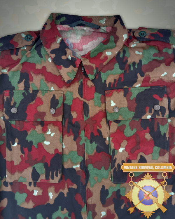 Chaqueta suiza M83 camuflaje leibermuster o alpenflage