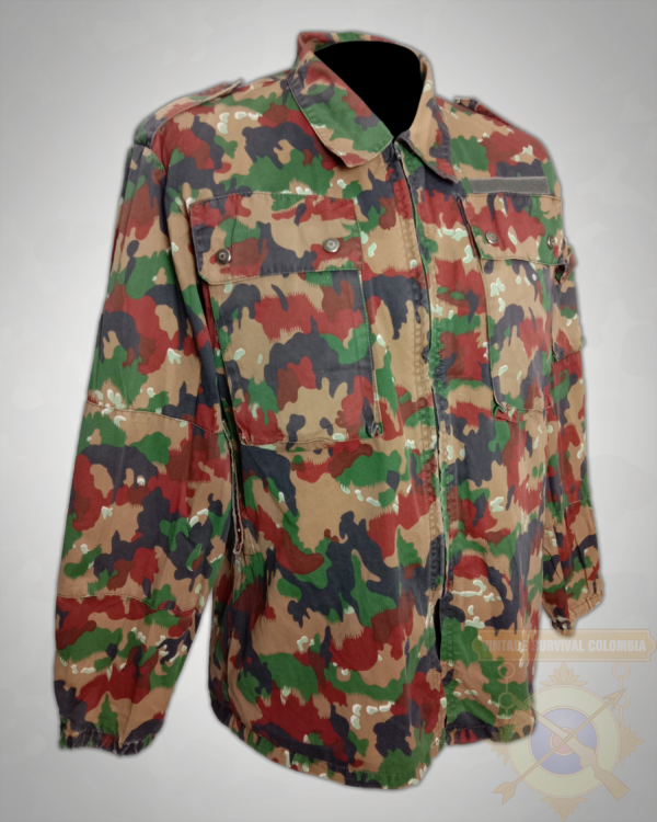 Chaqueta suiza M83 camuflaje leibermuster o alpenflage