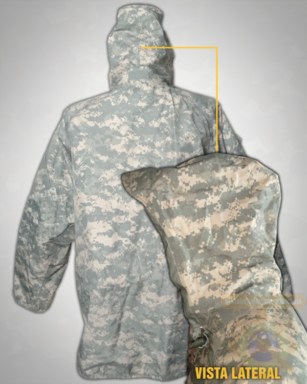 UCPGRTXPRKG2-8 Chaqueta parka americana impermeable de GORETEX camo UCP US Army