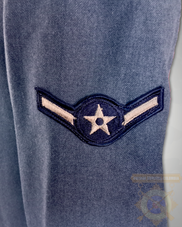 USAFSERGECOAT-4 Abrigo de lana sarga americano de la US Air Force de 1967