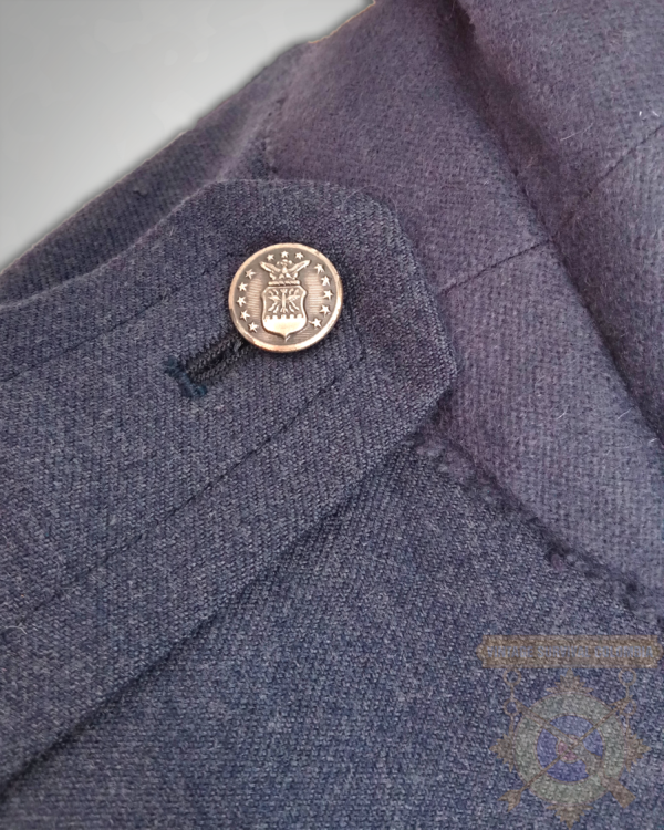 USAFSERGECOAT-6 Abrigo de lana sarga americano de la US Air Force de 1967