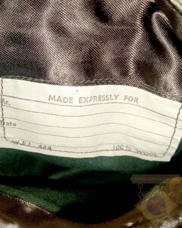 USMCCOATWLINER-10 Abrigo de lana militar americano con forro removible, Us Marine Corps, Camp Lejeune, Setentas