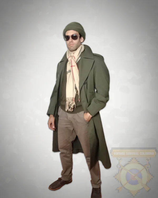 USMCCOATWLINER-14 Abrigo de lana militar americano con forro removible, Us Marine Corps, Camp Lejeune, Setentas