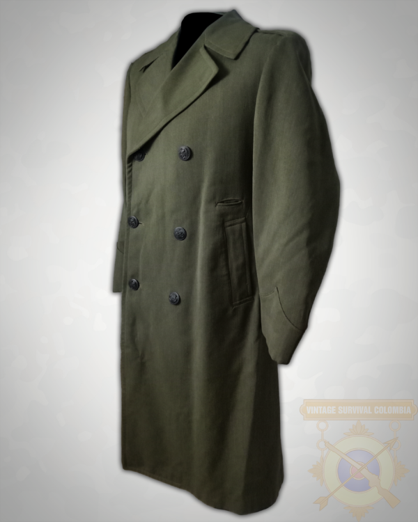 USMCCOATWLINER-3 Abrigo de lana militar americano con forro removible, Us Marine Corps, Camp Lejeune, Setentas