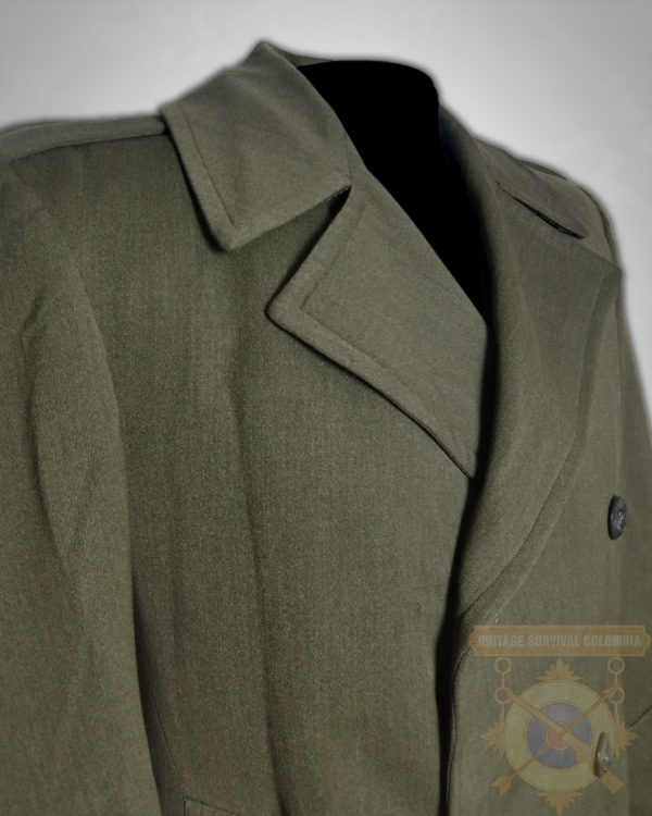 USMCCOATWLINER-4 Abrigo de lana militar americano con forro removible, Us Marine Corps, Camp Lejeune, Setentas