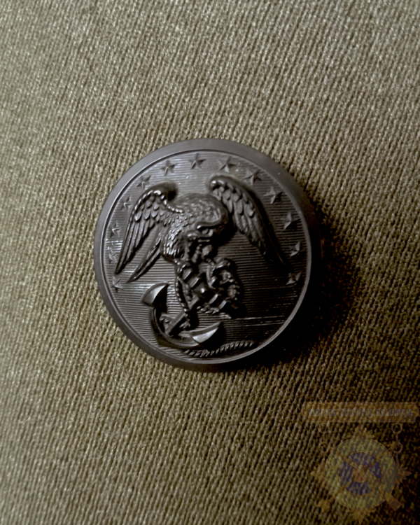 USMCCOATWLINER-5 Abrigo de lana militar americano con forro removible, Us Marine Corps, Camp Lejeune, Setentas