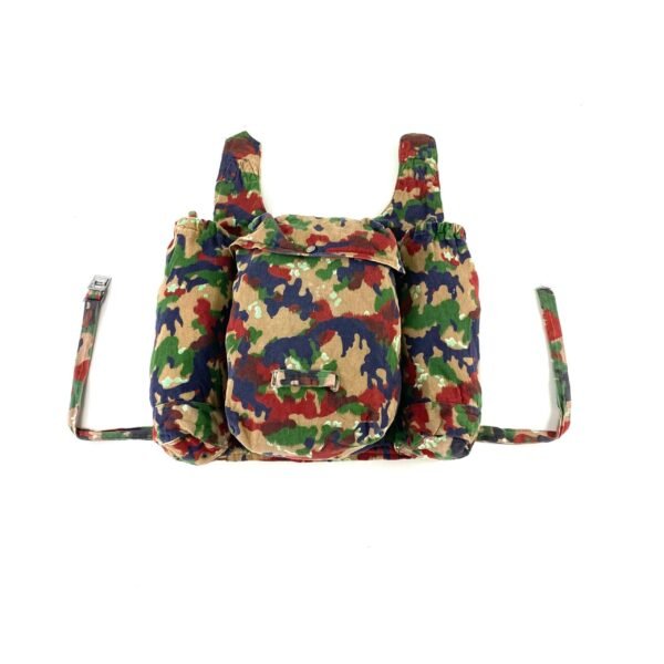 Morral Camuflado Militar Del Ejército Suizo Para Chaqueta