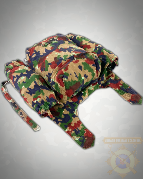 Morral Camuflado Militar Del Ejército Suizo Para Chaqueta