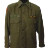 1 Camisa de lana pesada americana de la Guerra de Vietnam